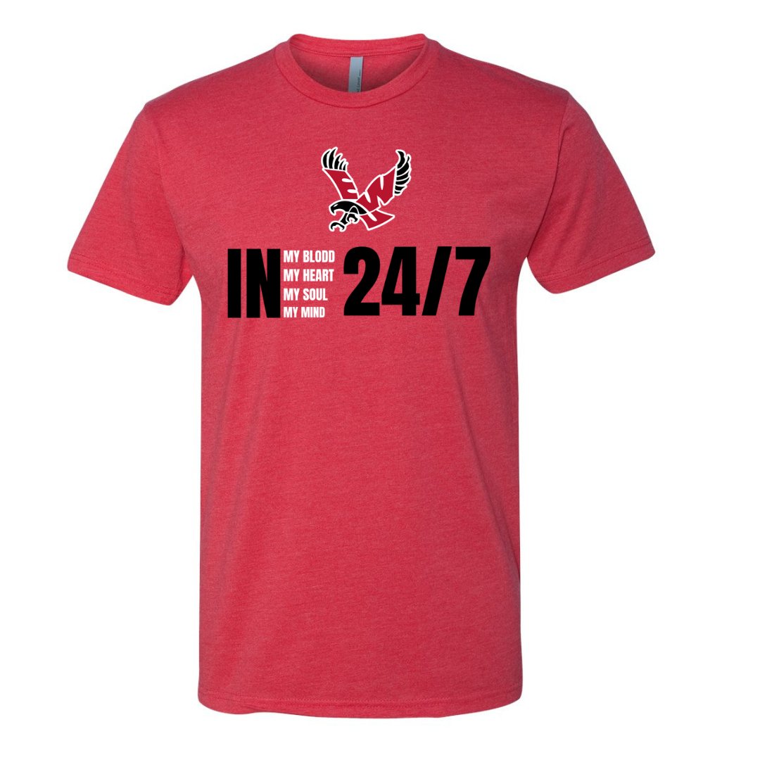 EWU Monson 24/7 Tee - Eastern Washington University - Walk-On Apparel