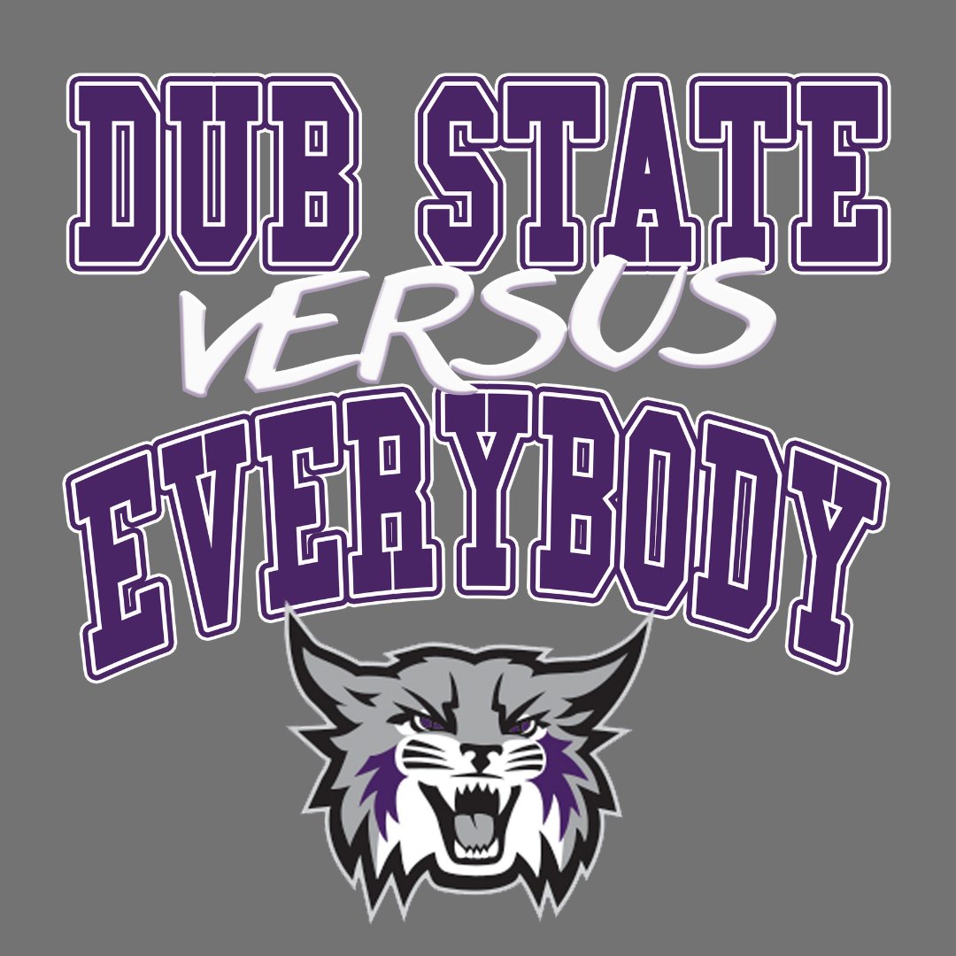 Weber State Dub State Versus Everybody Long Sleeve Tee - Weber State - Walk - On Apparel