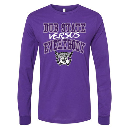 Weber State Dub State Versus Everybody Long Sleeve Tee - Weber State - Walk - On Apparel