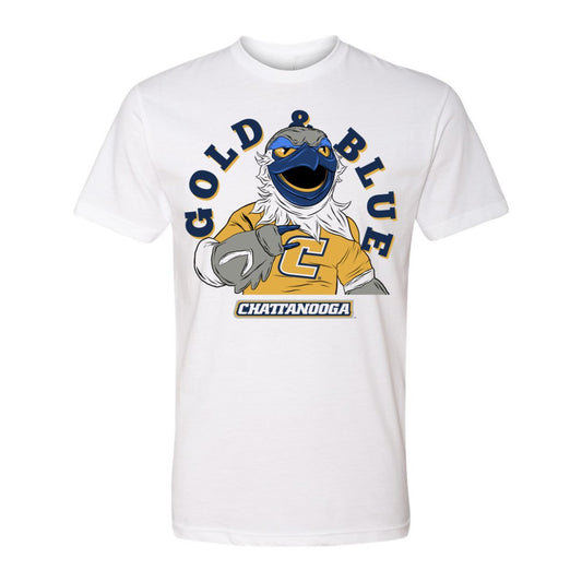 Chattanooga Scrappy Gold + Blue Tee - Chattanooga - Walk-On Apparel