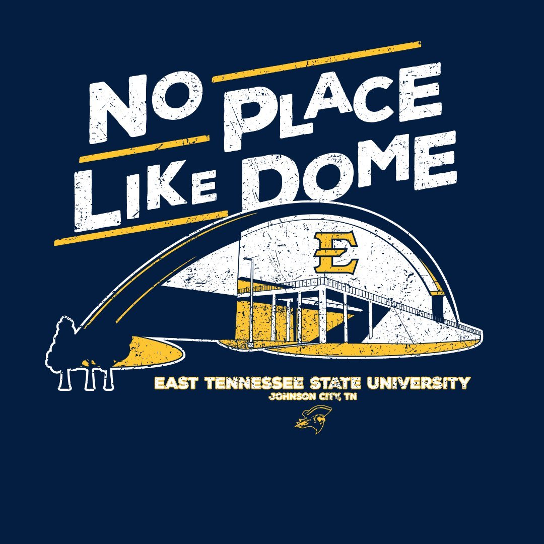 ETSU No Place Like Dome Long Sleeve Tee - East Tennessee State University - Walk-On Apparel
