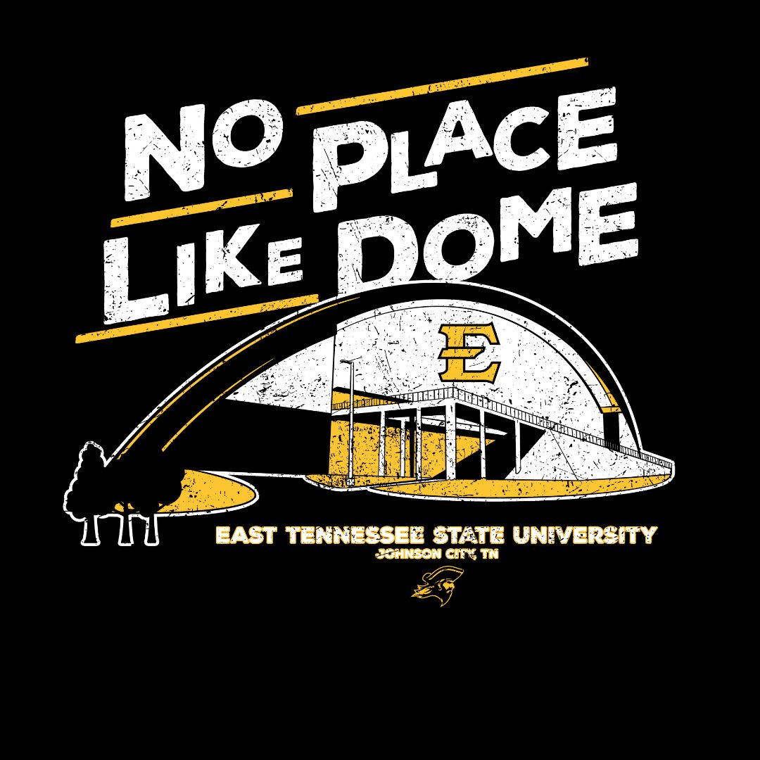 ETSU No Place Like Dome Tee - East Tennessee State University - Walk-On Apparel