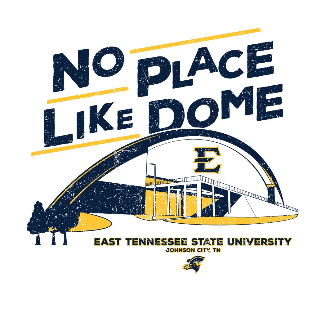 ETSU No Place Like Dome Tee - East Tennessee State University - Walk-On Apparel