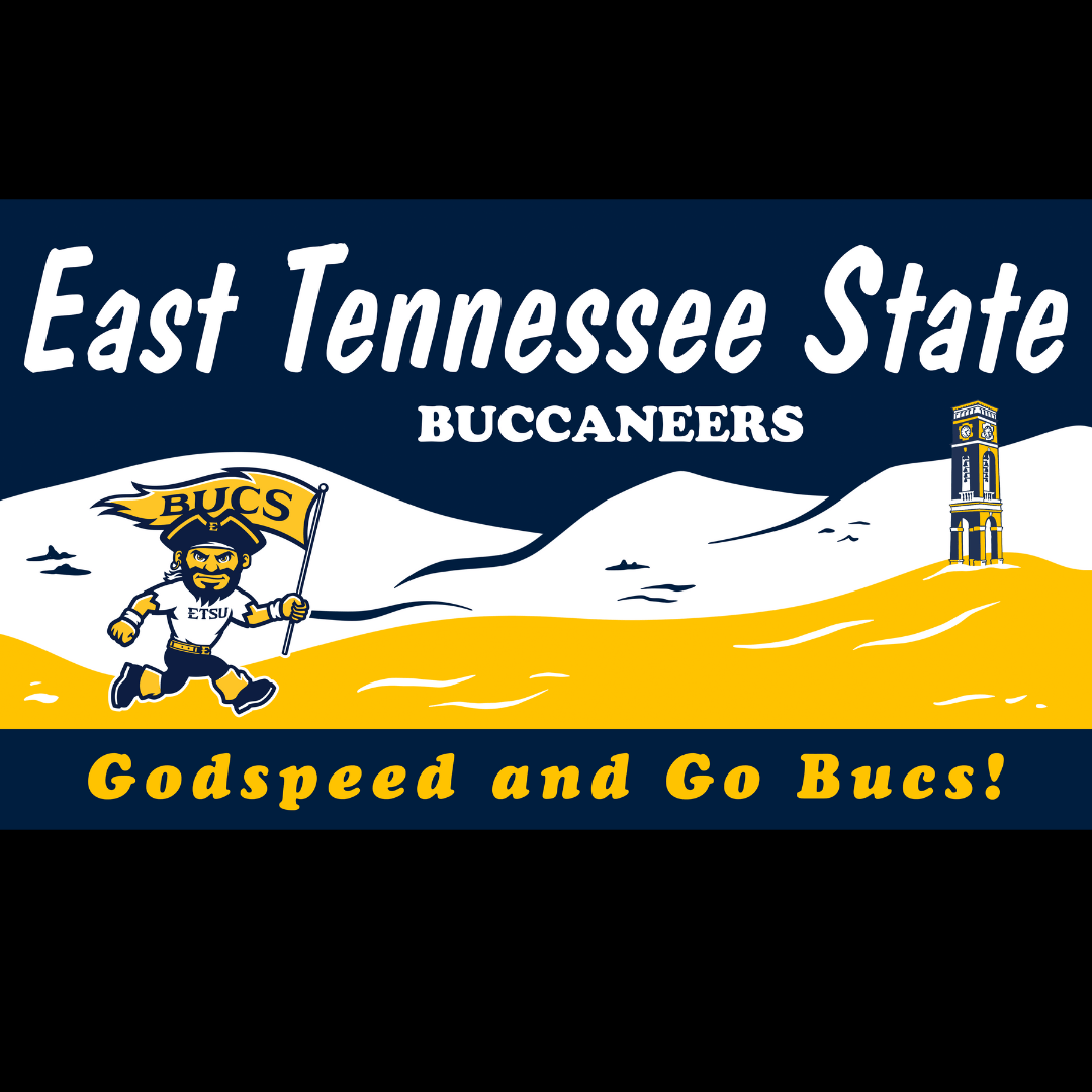 ETSU Running Bucky Dew Long Sleeve Tee - East Tennessee State University - Walk-On Apparel