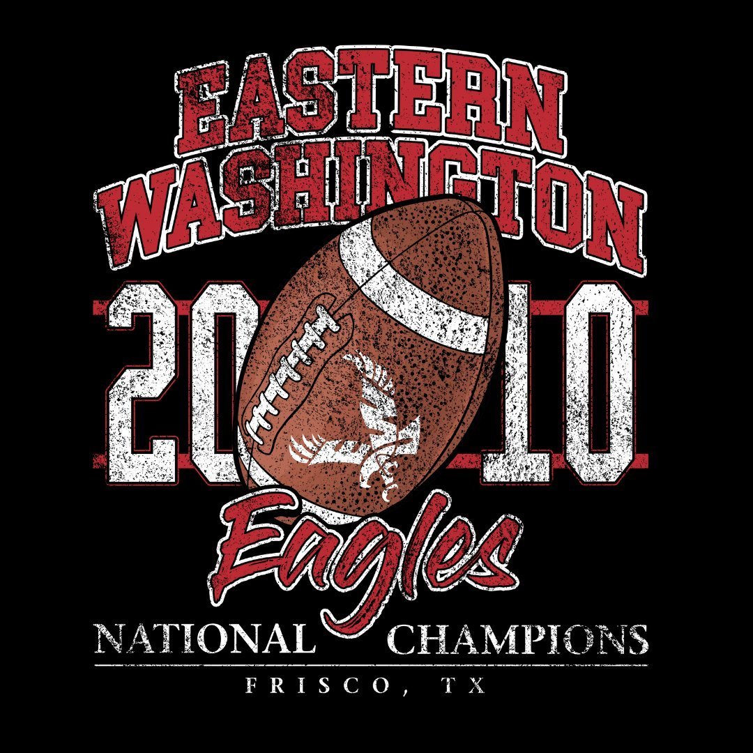 EWU 2010 National Championship Long Sleeve Tee - Eastern Washington University - Walk-On Apparel