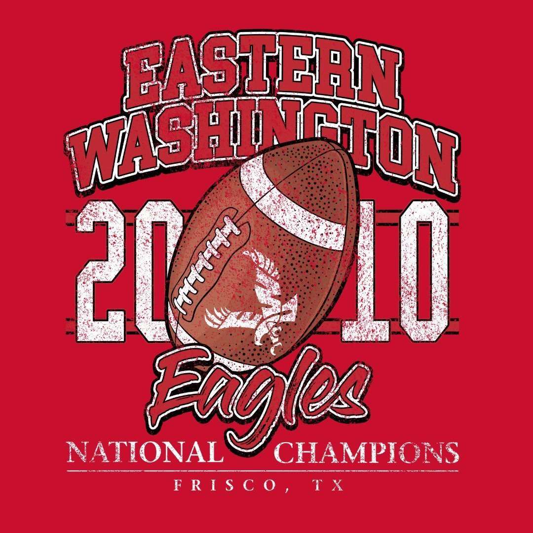 EWU 2010 National Championship Long Sleeve Tee - Eastern Washington University - Walk-On Apparel