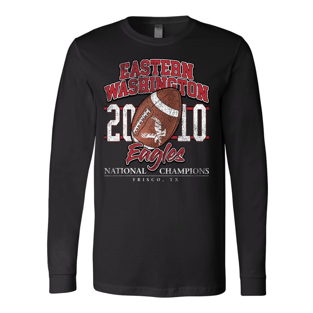 EWU 2010 National Championship Long Sleeve Tee - Eastern Washington University - Walk-On Apparel