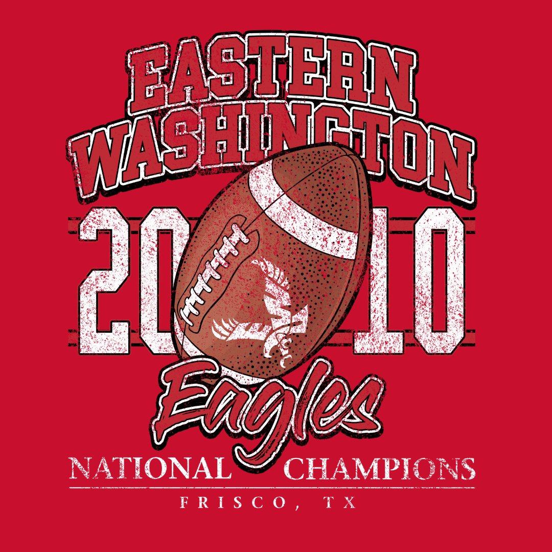 EWU 2010 National Championship Tee - Eastern Washington University - Walk-On Apparel