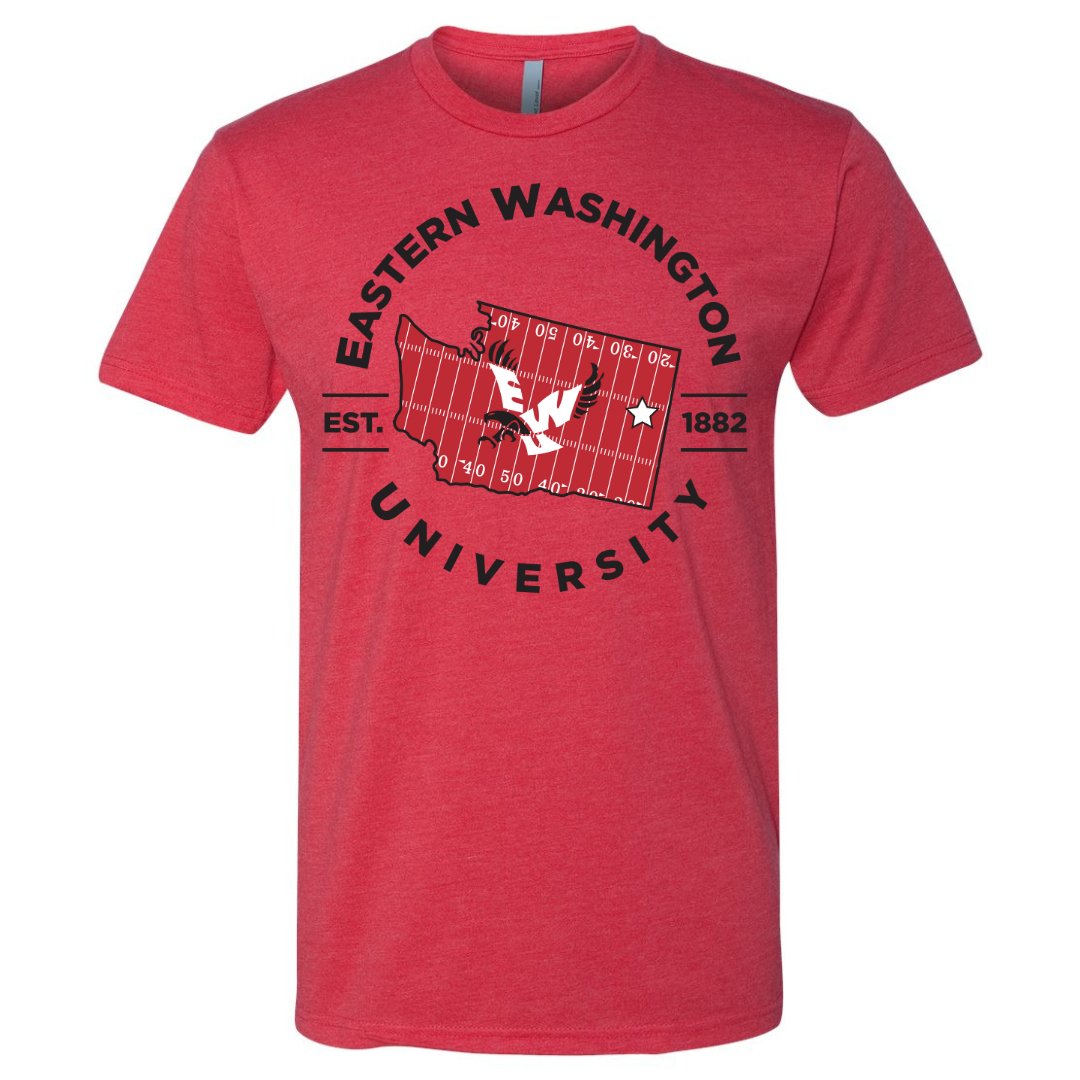 EWU Red Turf Washington Tee - Eastern Washington University - Walk-On Apparel