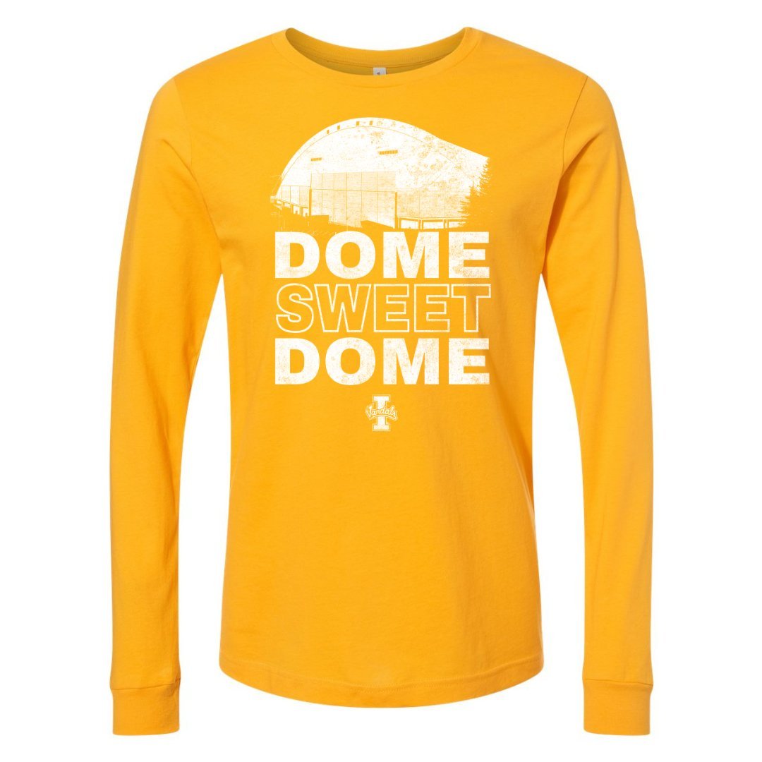 Idaho Dome Sweet Dome Long Sleeve Tee - University of Idaho - Walk-On Apparel