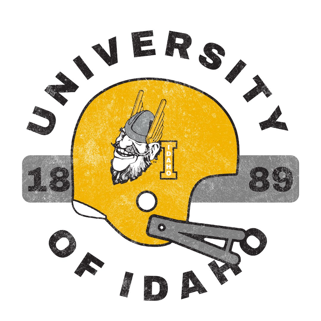 Idaho Throwback Helmet Tee - University of Idaho - Walk-On Apparel