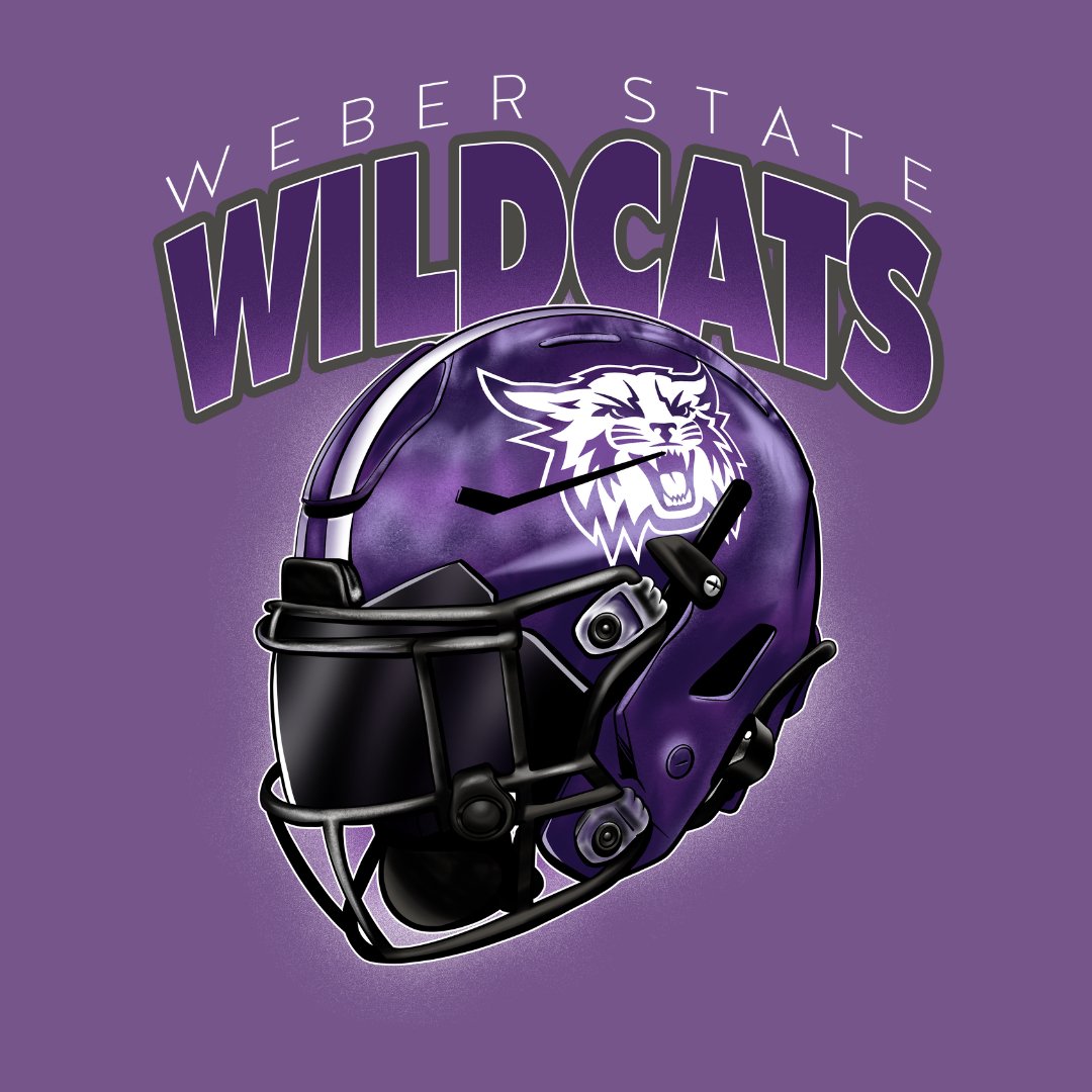 Weber State 90's Helmet Long Sleeve Tee - Weber State - Walk-On Apparel