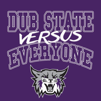 Weber State Dub State Versus Everyone Long Sleeve Tee - Weber State - Walk-On Apparel