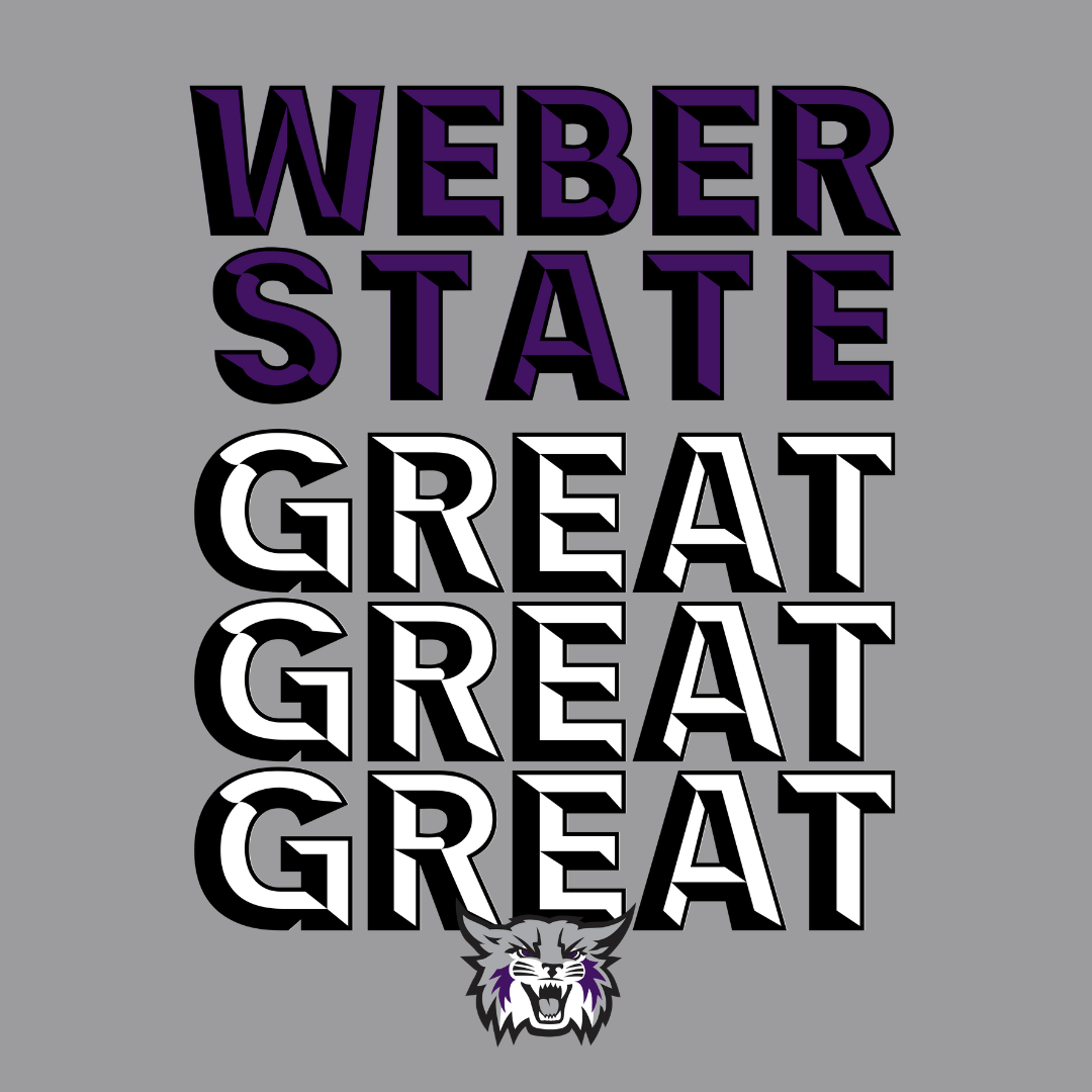 Weber State Great, Great, Great Long Sleeve Tee - Weber State - Walk-On Apparel