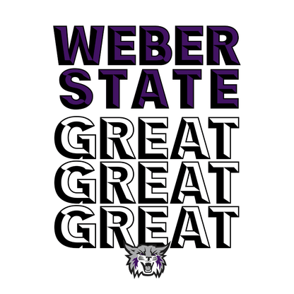 Weber State Great, Great, Great Tee - Weber State - Walk-On Apparel