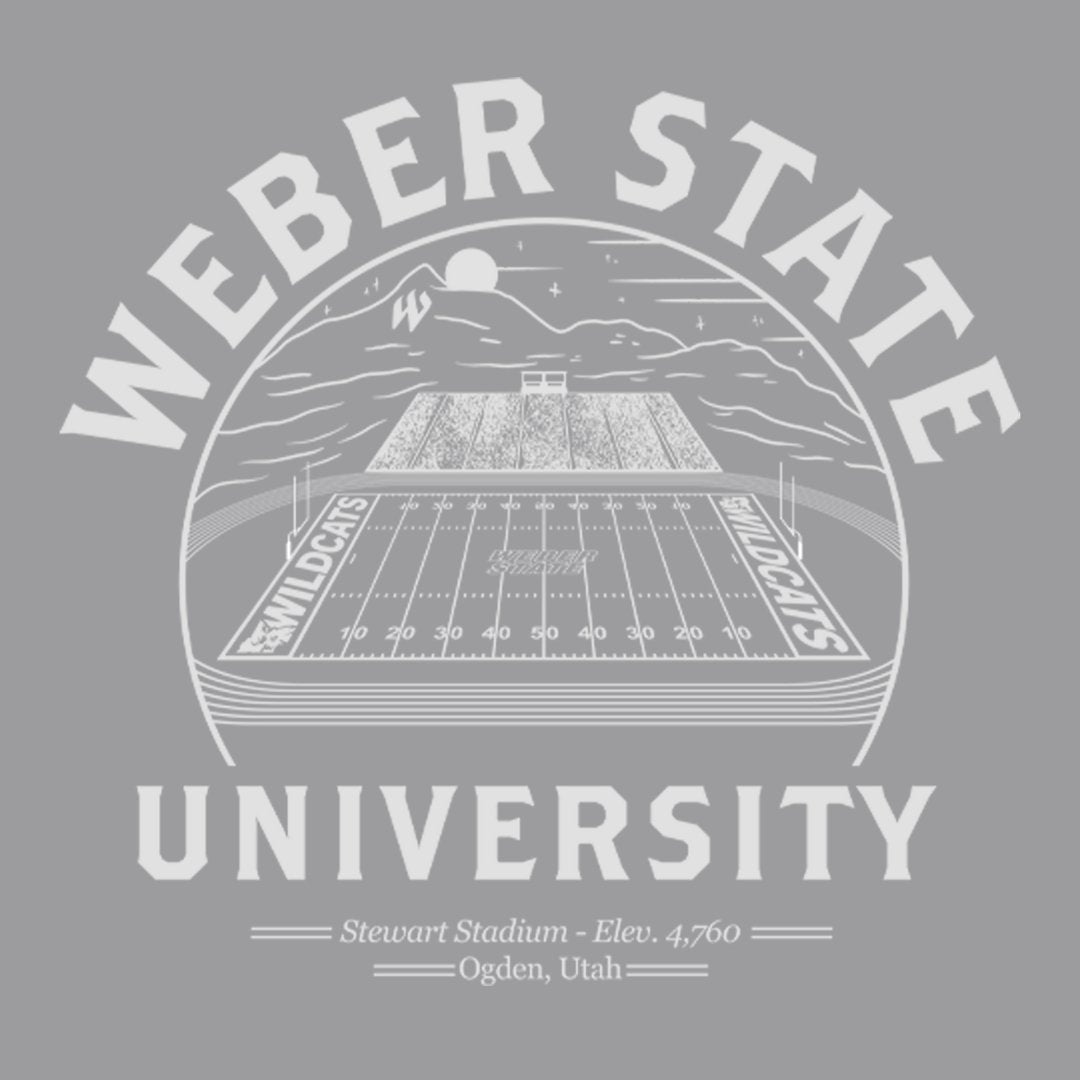 Weber State Stewart Stadium Long Sleeve Tee - Weber State - Walk-On Apparel